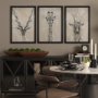 14472 - Sketch of Animal V (Goat) by Mercana Studio Hand Embellished Framed Art Print Matted under Glass