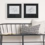 14490 - Fruit Sketch Apple by Mercana Studio a Hand Embellished Textured Framed Art Print Matted under Glass