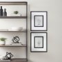 14539 - Botanical sketches VI (Grey) by Mercana Studio Hand Embellished Framed Art Print Matted under Glass