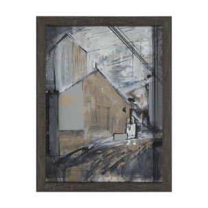 Community 3B by Mercana Studio Framed Artwork Matted under Glass