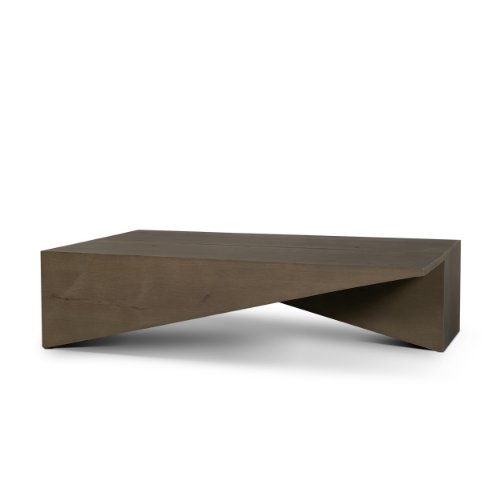71333 - West Mid-Brown Oak Wood Rectangular Coffee Table