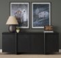 16106 - Community 2C by Mercana Studio Hand-Embellished Textured Framed Artwork Matted under Glass