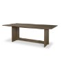 71345 - Aida 84" Rectangular Medium Brown Oak Wood Dining Table