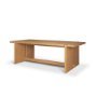 71239-AB - Rowan 94" Light Brown Oak Wood Rectangular Dining Table