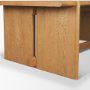 71239-AB - Rowan 94" Light Brown Oak Wood Rectangular Dining Table