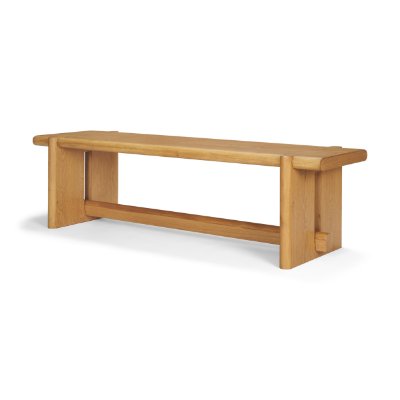 71241 - Rowan Light Brown Oak Wood Bench
