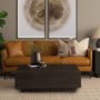 70117 - Hayden Dark Brown Wood Square Coffee Table