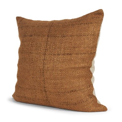 71466 - Lowen 22x22 Square Copper Rust Woven Decorative Pillow