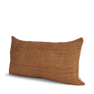 71467 - Lowen 14x26 Lumbar Copper Rust Woven Decorative Pillow