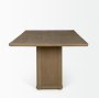 71324-AB - Alden 84" Rectangular Medium Brown Wood Dining Table