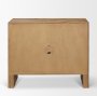71336 - Notts Brown Wood 2-Door Accent Cabinet