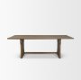 71351-AB - Rooke 84" Solid Wood Extendable Rectangular Dining Table