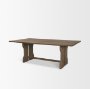 71351-AB - Rooke 84" Solid Wood Extendable Rectangular Dining Table