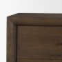 71238 - Belford 6-Drawer Dark Brown Oak Wood Dresser