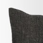 71432 - Cooper 14x26 Lumbar Black w/ Cream Stripe Decorative Pillow Cover