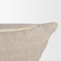 71433 - Hunter 20x20 Square Oatmeal w/ Green Stripe Decorative Pillow Cover