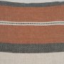 71435 - Mason 22x22 Square Cream w/ Orange Stripe Decorative Pillow Cover