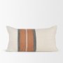 71436 - Mason 14x26 Cream w/ Orange Stripe Decorative Pillow Cover