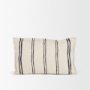 71439 - Liv 13x21 Cream w/ Black Stripes Decorative Pillow Cover