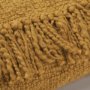 71451 - Kambal Mustard Woven Cotton Throw Blanket