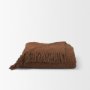 71456 - Kambal Mahogany Woven Cotton Throw Blanket
