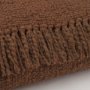 71456 - Kambal Mahogany Woven Cotton Throw Blanket