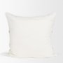71458 - Maryn 22x22 Square Cream w/ Brown Stripes Decorative Pillow Cover