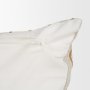 71462 - Merrick 14x26 Lumbar Natural Beige w/ Orange Stripes Decorative Pillow