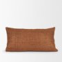 71467 - Lowen 14x26 Lumbar Copper Rust Woven Decorative Pillow