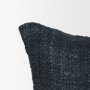 71469 - Lowen 14x26 Lumbar Navy Woven Decorative Pillow