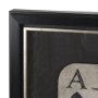 16120 - Aces Wild II by Mercana Studio Textured Framed Artwork Matted under Glass