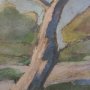 102762-FL - Landscape Tapestry I by Mercana Studio Hand-Embellished Textured Framed Canvas Artwork