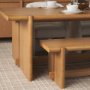 71239-AB - Rowan 94" Light Brown Oak Wood Rectangular Dining Table
