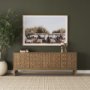 71414 - Truss Cool Brown Wood 4 Door Closed Sideboard