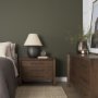 71236 - Belford 3-Drawer Dark Brown Oak Wood Closed Nightstand