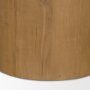 71341-AB - Siena 42" Round Travertine Pedestal Dining Table