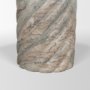 71389-AB - Ravello 42" Pink Marble Swirl Pedestal Base Round Dining Table