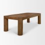 71402-AB - Hewitt 94" Rectangular Smooth Reclaimed Wood Dining Table