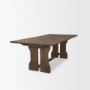 71351-AB - Rooke 84" Solid Wood Extendable Rectangular Dining Table