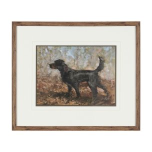 The Loyal Tracker II by Mercana Studio Textured Framed Artwork Matted under Glass