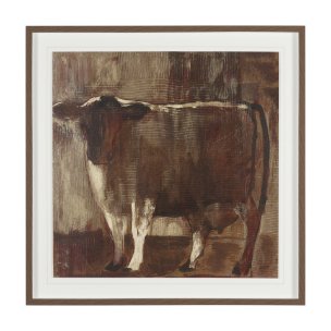 Molly by Mercana Studio Hand-Embellished Textured Framed Artwork Matted under Glass