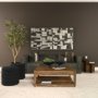 71387 - Ashwick Dark Brown Reclaimed Wood Square Coffee Table