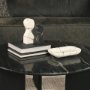 71476 - Shadow White & Black Marble Bookends
