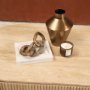 70705 - Reinir Red-Brown Marble Chain Link Decorative Object