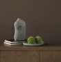 71488 - Tria Rounded Triangular Grey Marble Decorative Tray