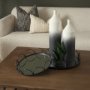 70954 -  w/ Black Ombre Metal Vase