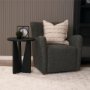 71447 - Lyle 20x20 Square Oatmeal w/ Black Stripes Decorative Pillow Cover