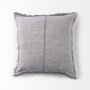 69417-CFD - Thais 20x20 Blue and Cream Fringed Pillow Cover w/Down Filler
