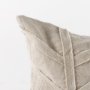 69428-CFD - Ivivva 14x26 Beige Fabric Textured Decorative Pillow Cover 
