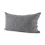 69430-CFD - Ramone 14x26 White and Black Fabric Pillow Cover w/Filler